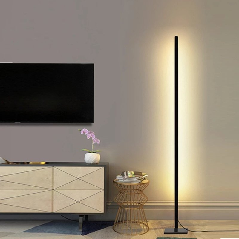 Luminária de Chão Minimalista com Controle Remoto e Temporizador - Casas Gael