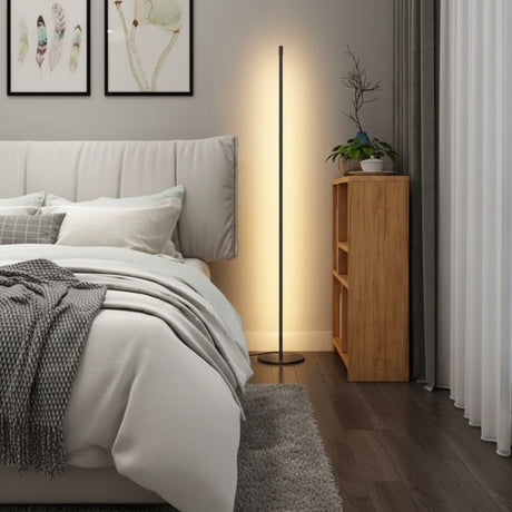 Luminária de Chão Minimalista com Controle Remoto e Temporizador - Casas Gael