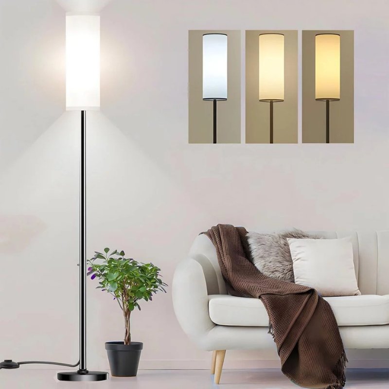 Luminária de Chão Minimalista Luz Ajustável - Casas Gael