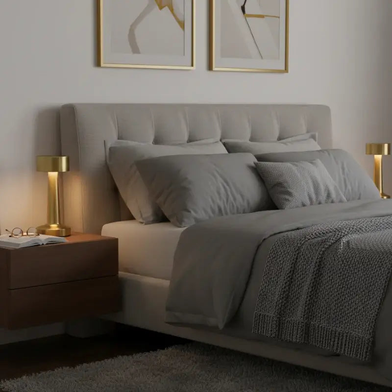 Luminária de Mesa LED Sem Fio - Casas Gael