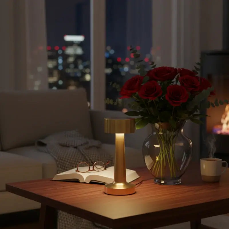 Luminária de Mesa LED Sem Fio - Casas Gael