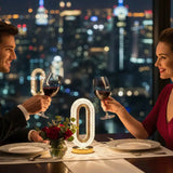 Luminária de Mesa Cristale Oval Luxuosa - Casas Gael