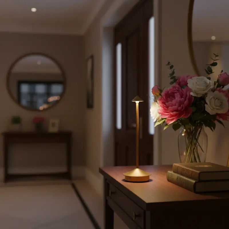 Luminária de Mesa Decorativa Sem Fio Recarregável - Casas Gae