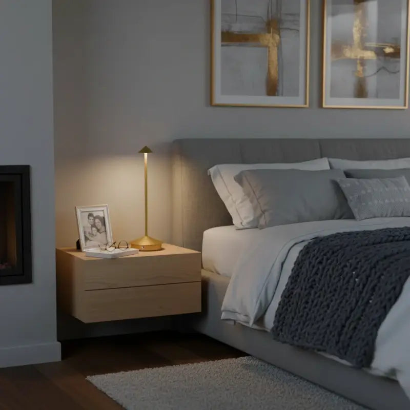 Luminária de Mesa Decorativa Sem Fio Recarregável - Casas Gae