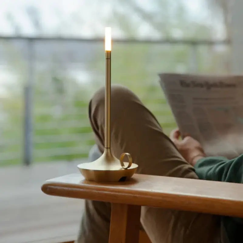 Luminária de Mesa Estilo Vela Sem Fio - Casas Gael