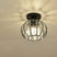 Luminária de Teto Decorativa Cúpula em Vidro - Casas Gael