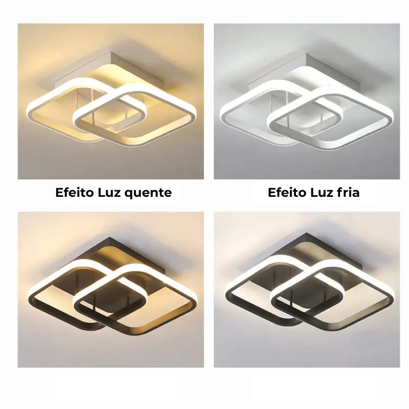 Luminária de Teto Led Moderna Bivolt - Casas Gael