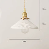 Luminária de Teto Retrô em Cerâmica Premium