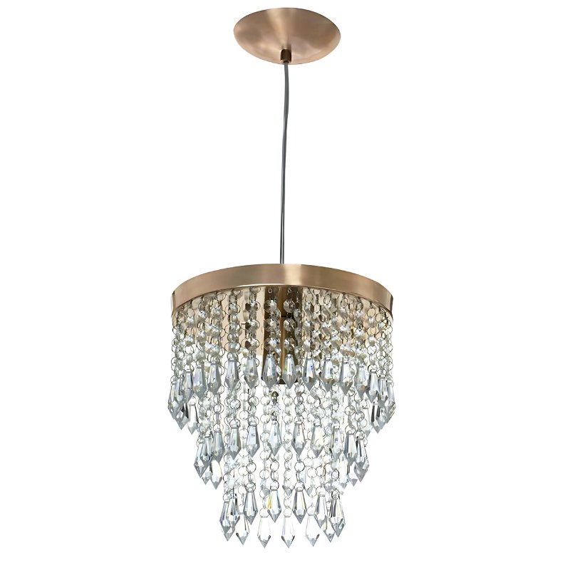 Lustre de Luxo em Cristal e Cobre - Casas Gael