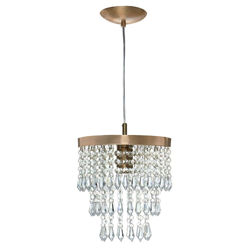 Lustre de Luxo em Cristal e Cobre - Casas Gael