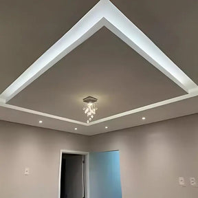 Lustre Gotas de Cristal Para Sala e Cozinha - Casas Gael