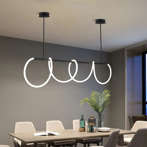 Lustre Moderno e Minimalista Para Sala Led - Casas Gael