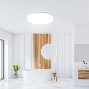 OUTLET - Plafon Sobrepor Branco LED Minimalista Branco luz quente - Casas Gael