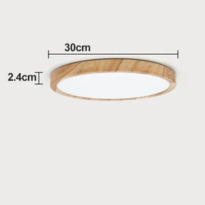 Plafon de Teto Wooden Led Sobrepor - Casas Gael