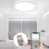Plafon Sobrepor Branco LED Minimalista - Casas Gael