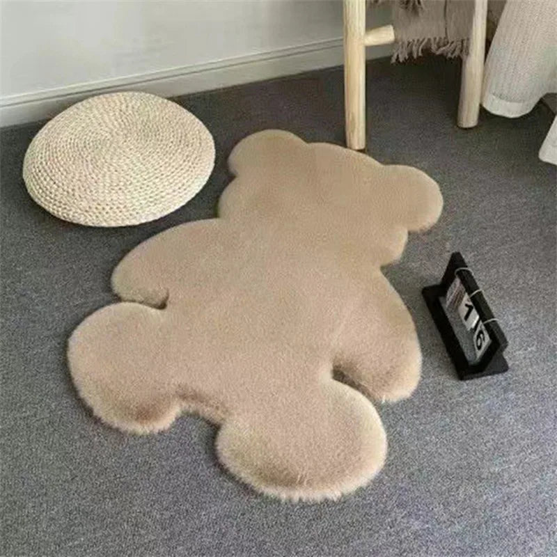 Tapete Para Quarto Pelúcia Formato de Urso - Casas Gael