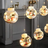 Varal de Luzes Decorativas Natal - Casas Gael