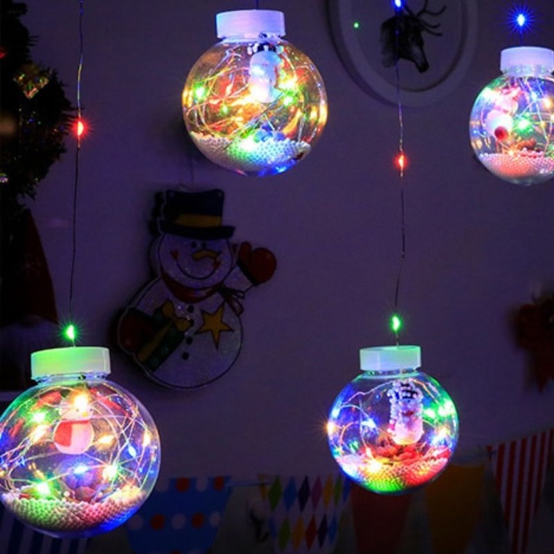 Varal de Luzes Decorativas Natal - Casas Gael