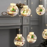 Varal de Luzes Decorativas Natal - Casas Gael