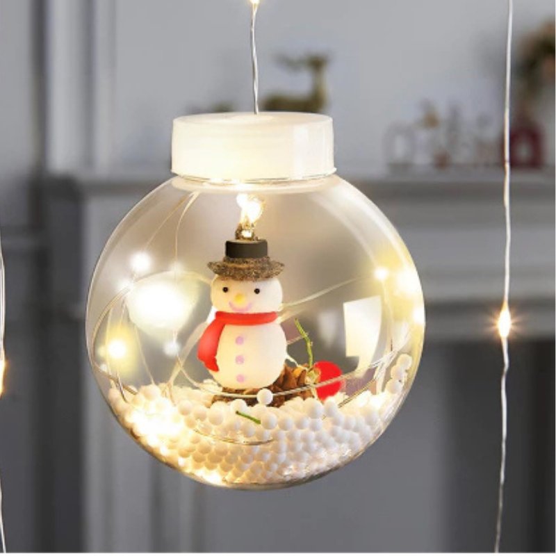 Varal de Luzes Decorativas Natal - Casas Gael