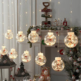 Varal de Luzes Decorativas Natal - Casas Gael