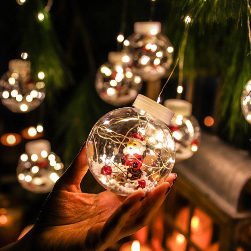 Varal de Luzes Decorativas Natal - Casas Gael
