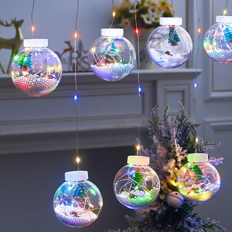 Varal de Luzes Decorativas Natal - Casas Gael